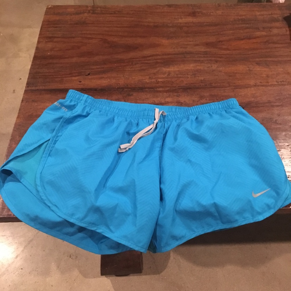 Nike electric blue tempo shorts dry fit medium
